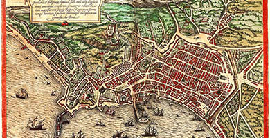 3953  G I T007 B Napoli Antonio Lafreri B& H1566