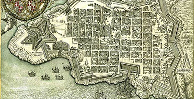 4155  Lanuovacittaefortezzadi Maltachiamata Valletta 1565a