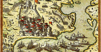 2965 9a Castel Novo  Giovanni Francesco Camocio 1572