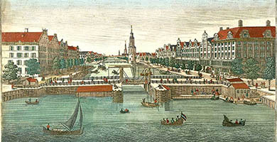 3783  A Vienof Amsterdamtackenfromthe Old Rampart  Georg Balthasar Probst 1727