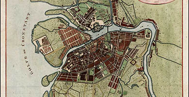 4307  F. Pluth Plandela Villede St. Petersbourg1808