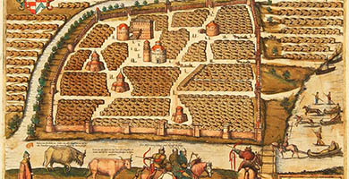 4311 1 Moscavw- Moscovia  Urbs regioniseiusdenominismetropolitia duplomaior  B R A U N  G.- H O G E N B E R G  F. 1575