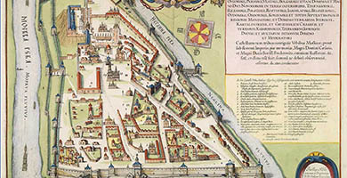 4329 8d D E W I T  F. Kremlenagrad Castellum Urbis Moskuae 1694
