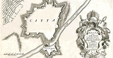4437  Nissa Cittadella Servia  P. Coronelli 1690a