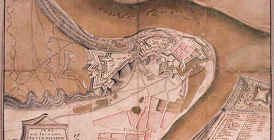 4489  Peterwaedeinvelika_mapa_fortifikacije1747