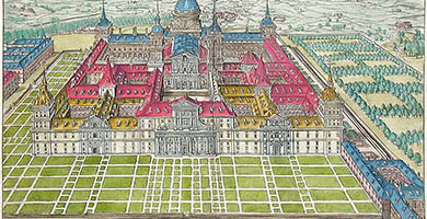 4557  G S P-029 Madrid Escorial B. Moretus1624