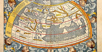 0024  S-15007 Cosmographia  S. Munster Ptolemy1486