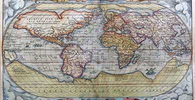 0046 27 Typus Orbis Terrarum  A. Ortelius 1572