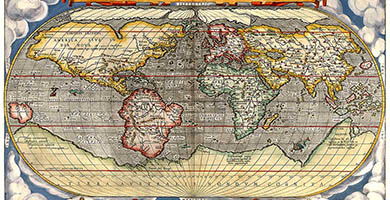 0053 33 Typus Orbis Terrarum  A. Ortelius 1587a