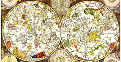 0172 47 Planisphaere Coeleste F.de Wit1680