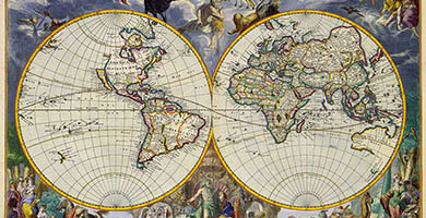 0181 51 N O V I S S I M A T O T I U S T E R R A R U M O R B I S T A B U L A Ioannesde Ram1683