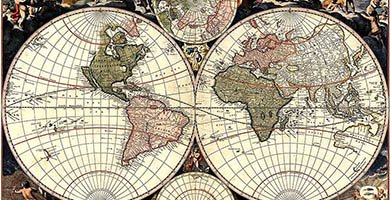 0194 58 Novissima Totius Terrarum Orbis Tabula- Nicolao Visscher1690