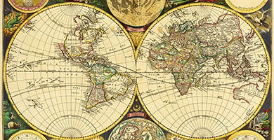 0226  Novissimatotiusterrarumorbistabula  John Seller 1672