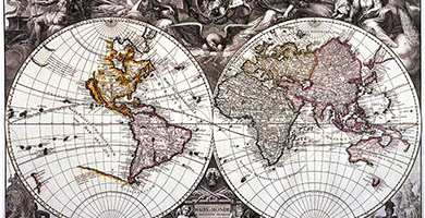 0240 18 Nova Orbis Terraqueitabula Accuratissimedelineata  V A N D E R A A  P. 1720