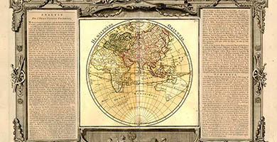 0244 20 Hemisphere Oriental- Guillaumede Lisle1724