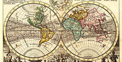 0252 28 Anewmapofthewholeworldwiththetradewind  Herman Moll 1736