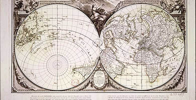 0268 39 Nouvellemappemondededieeauprogresdenosconnoissances  Boullanger 1760